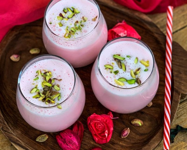 Gulab lassi benefits