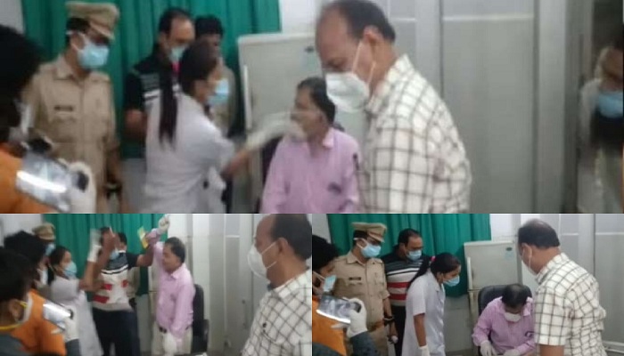 Hospital nurse slapped doctor