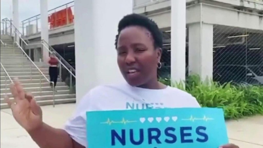 Nurse arrested for allegedly threatening