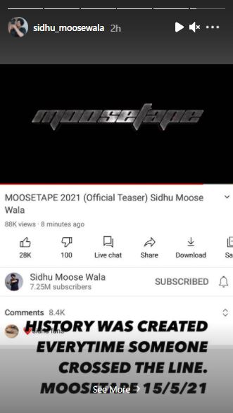 Sidhu's MOOSETAPE 2021 Teaser