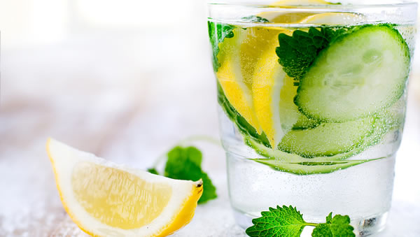Drink Cucumber Water for detox