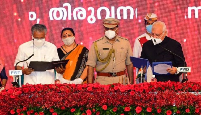 Pinarayi vijayan takes oath