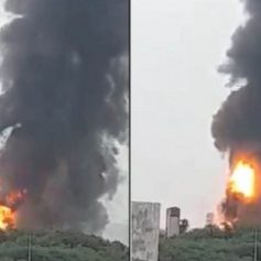 Major fire at hpcl plant