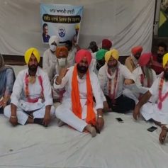 AAP hunger strike in Fatehgarh Sahib