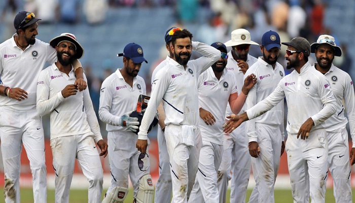 Indian cricket team depart