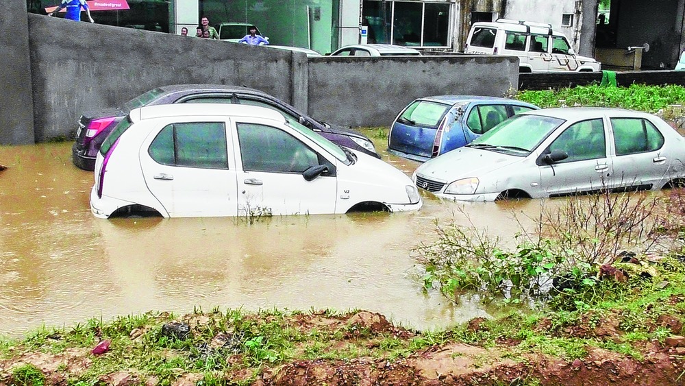 Heavy rains in Asansol