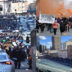 anti lockdown protest in sydney