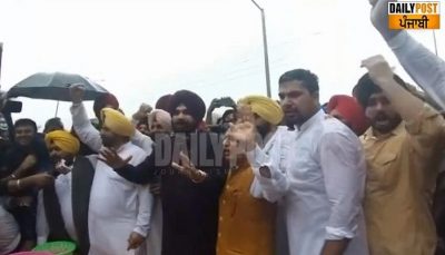 navjot sidhu arrives at khatkar kalan