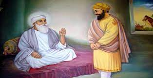 Bhai Lehna ji and Guru Nanak Dev ji First Meeting on the way