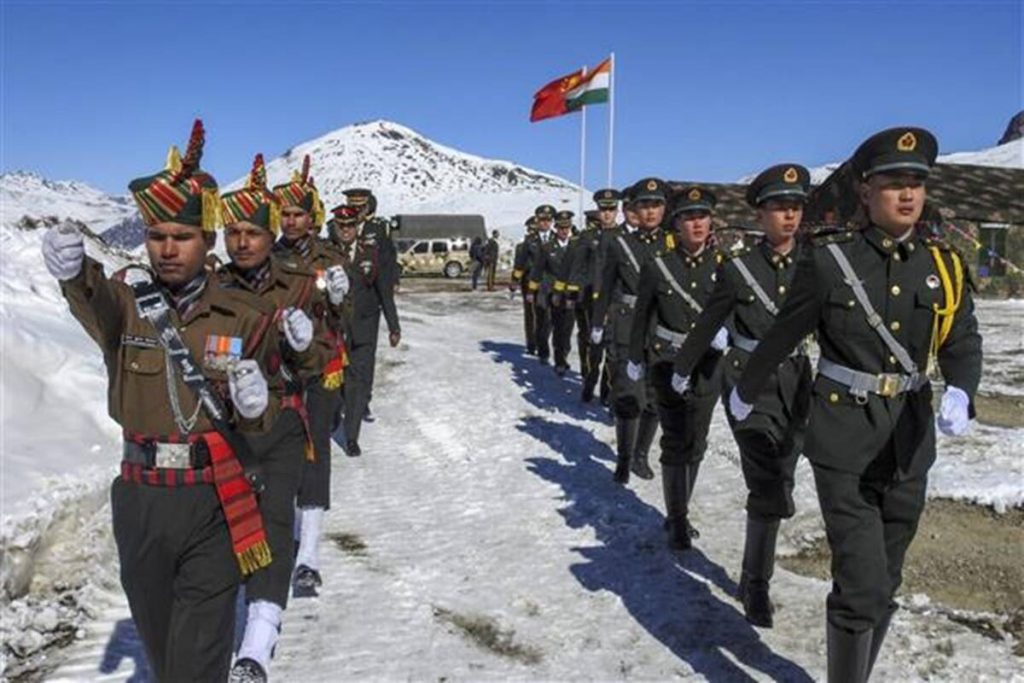 indian and china army ladakh gogra