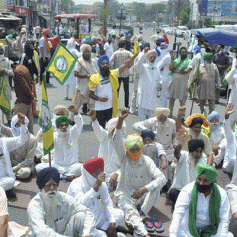 farmers protest in jalandhar