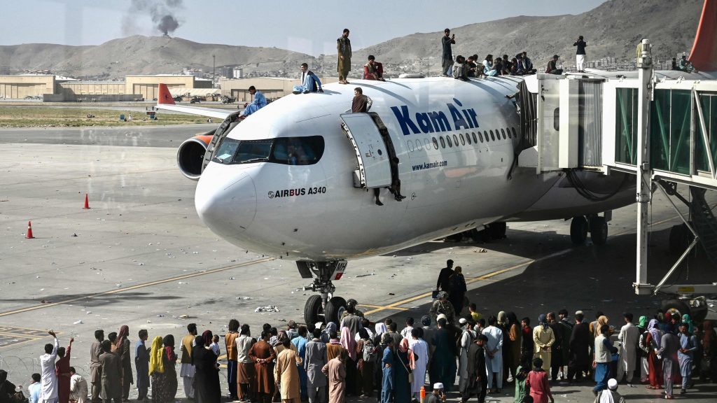 taliban afghans evacuation flights