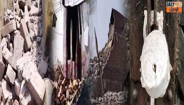 collapse of old factory building in Ludhiana
