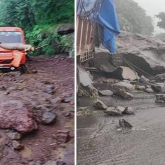 heavy landslide in maharashtra aurangabad