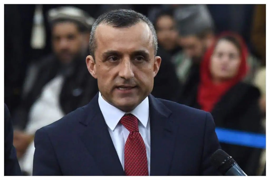 President Amrullah Saleh roar