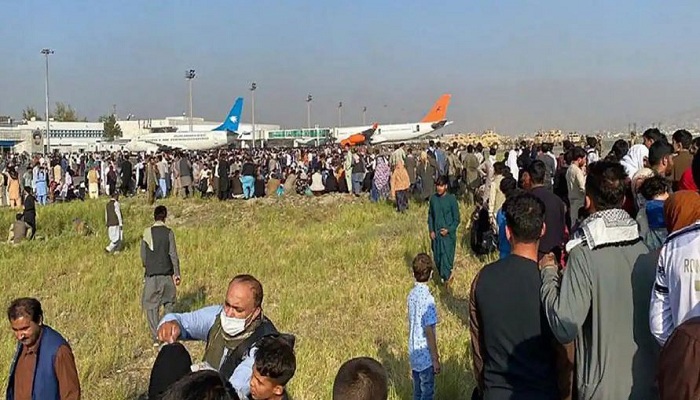 firing in kabul airport 5 killed
