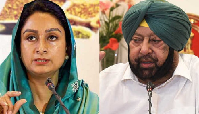 harsimrat badal attack on cm captain