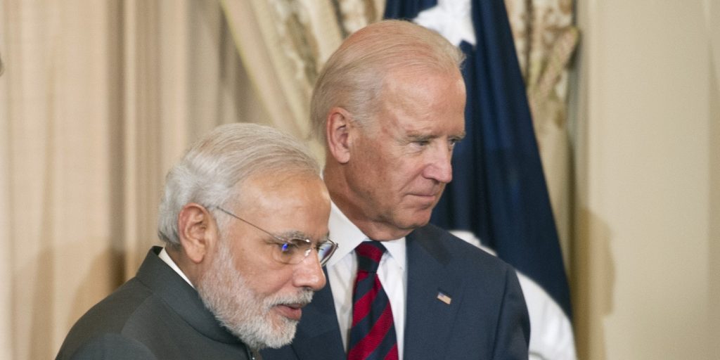 Modi Biden first meeting