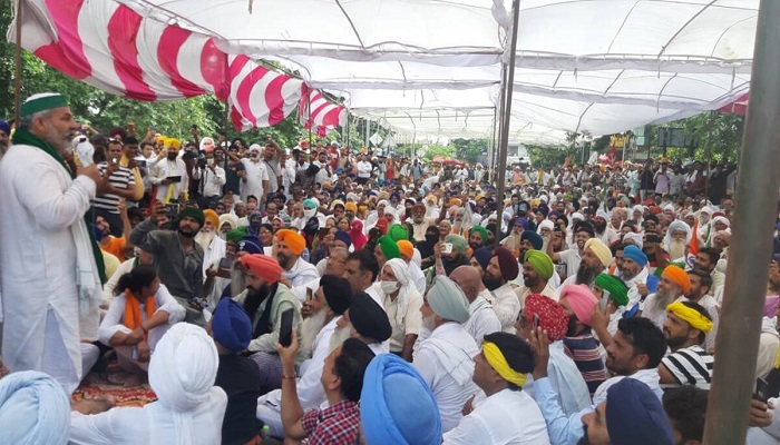 administration and farmers meeting