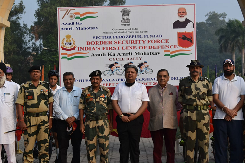 Bicycle rally by BSF