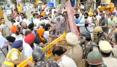 farmers protest in karnal today