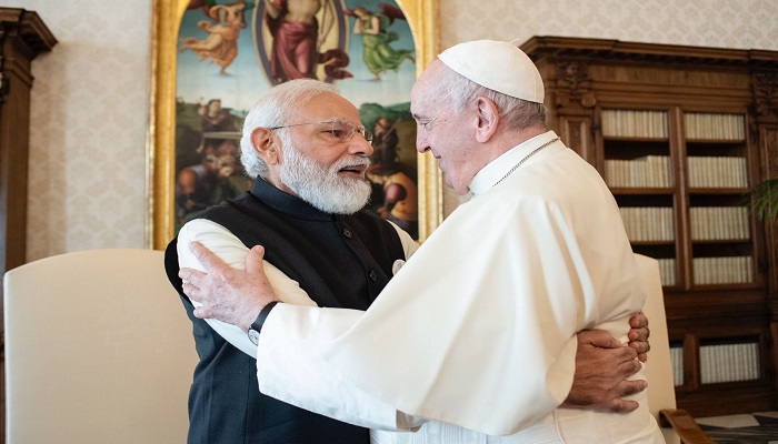 pm modi meets pope francis