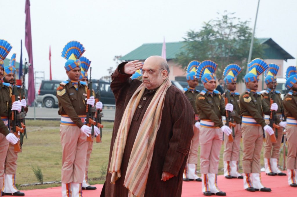 Amit shah pays tribute