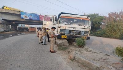 driver of tipper arrested for