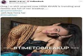 hina khan broke up 