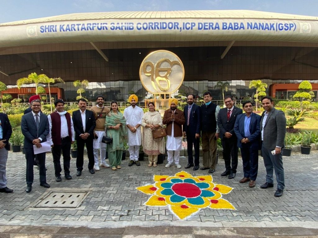 CM Channi reach Kartarpur Sahib