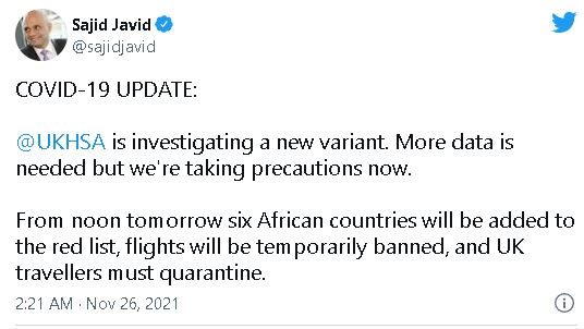 UK suspends flights