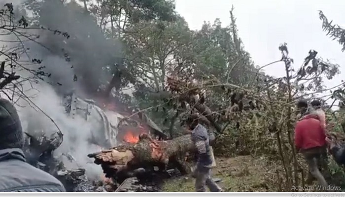 army helicopter crash at coonoor
