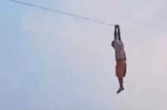 Man flies over 40 feet