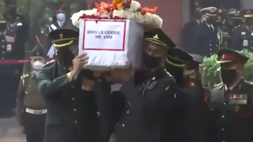 funeral of brigadier ls lidder