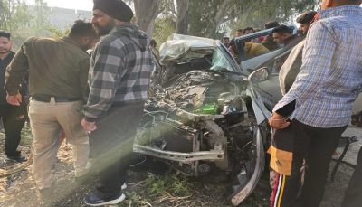 tragic accident on jalandhar pathankot highway