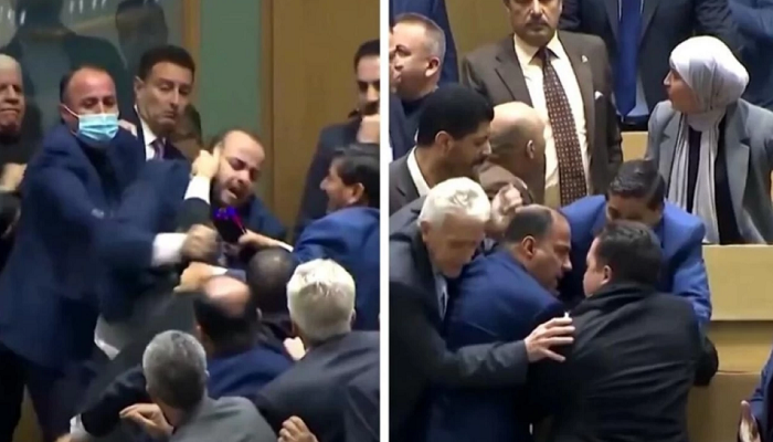 jordan parliament fight