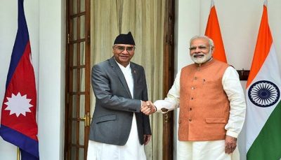 nepal pm sher bahadur deuba visit india