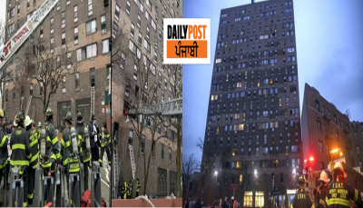 massive fire in new yorks apartment