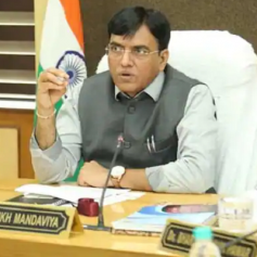 health minister mandaviya held a meeting