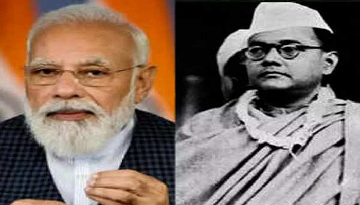 pm modi pays tribute to netaji