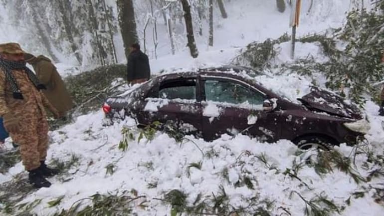 Pakistan snowfall Murree