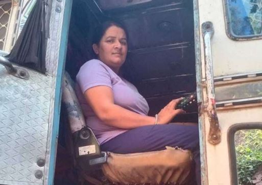 Himachal's first woman truck