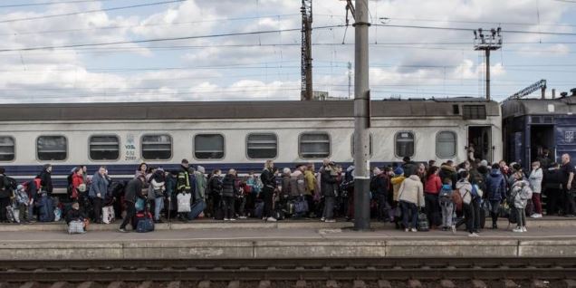 Violent attack on railway station