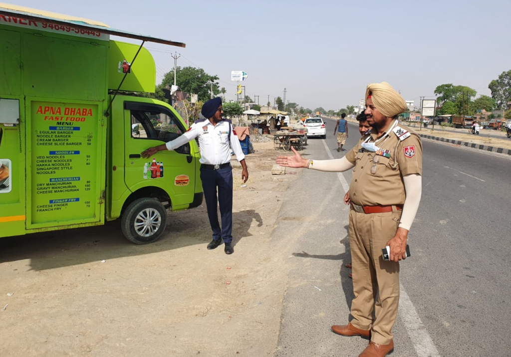 Moga police evacuating 