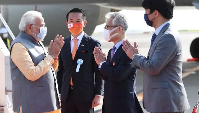 PM Modi arrives in Tokyo