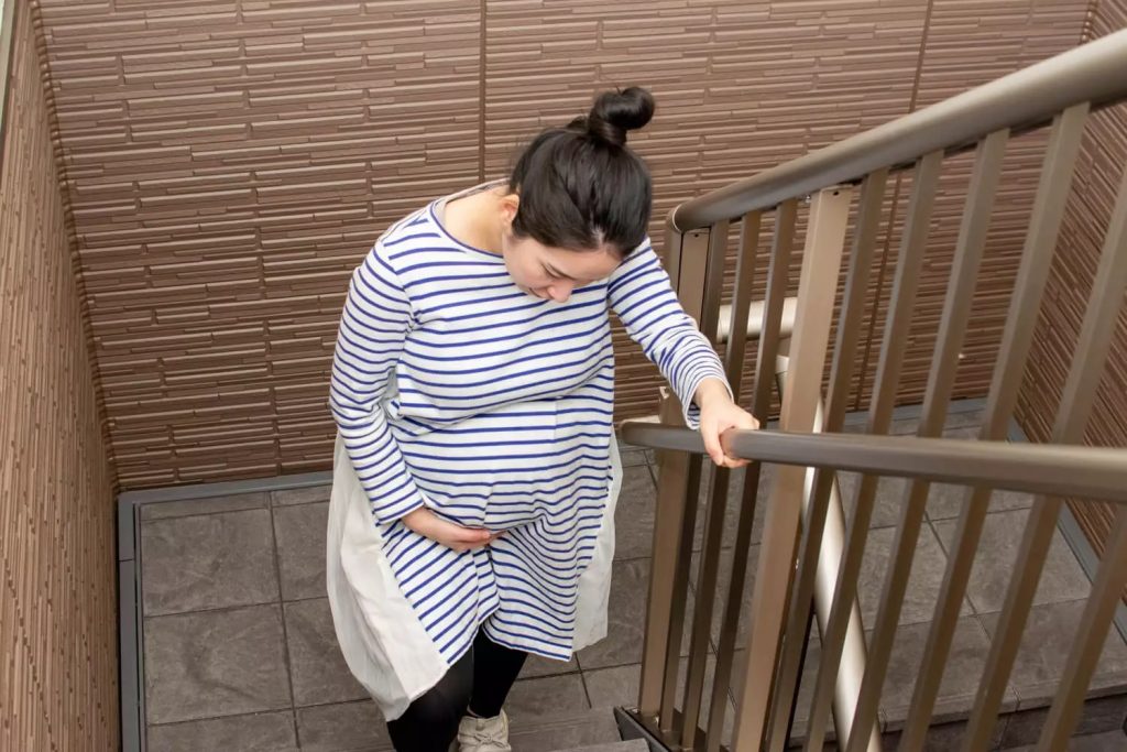 Pregnant women stair tips