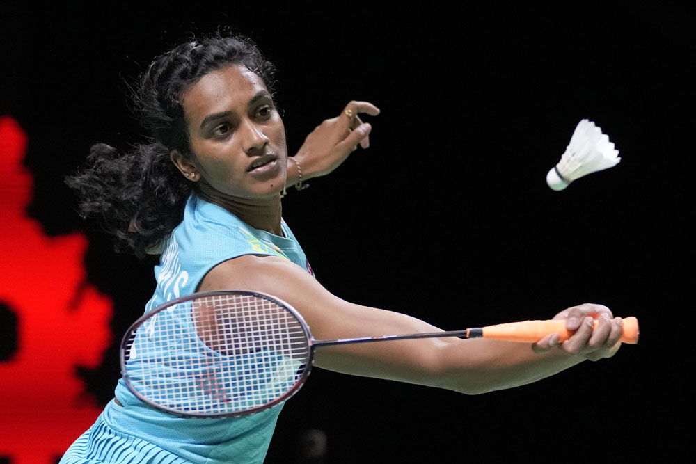 PV Sindhu out of 