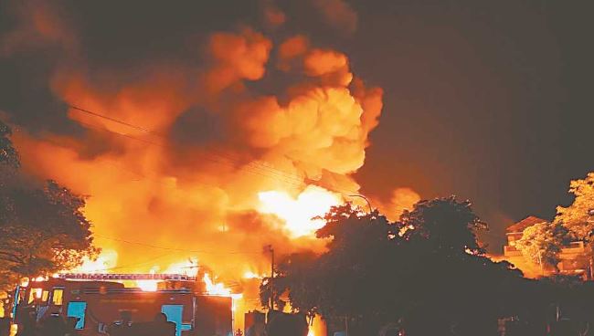 Panchkula rehdi market fire