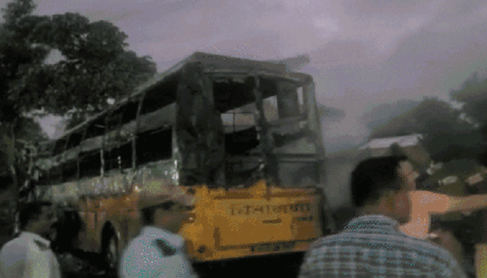 12 passengers were burnt