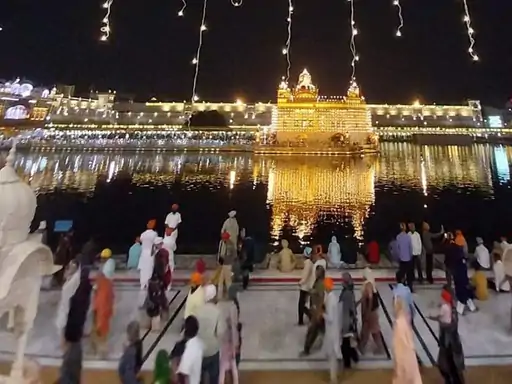 Golden Temple Decorated diwali